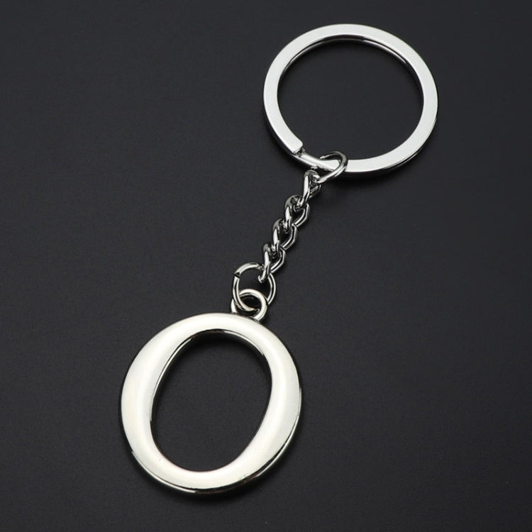 Double-Sided Three-Dimensional Plating Alphabet Keychain
