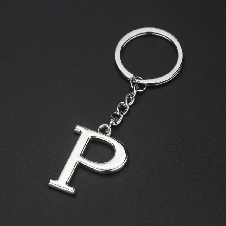 Double-Sided Three-Dimensional Plating Alphabet Keychain