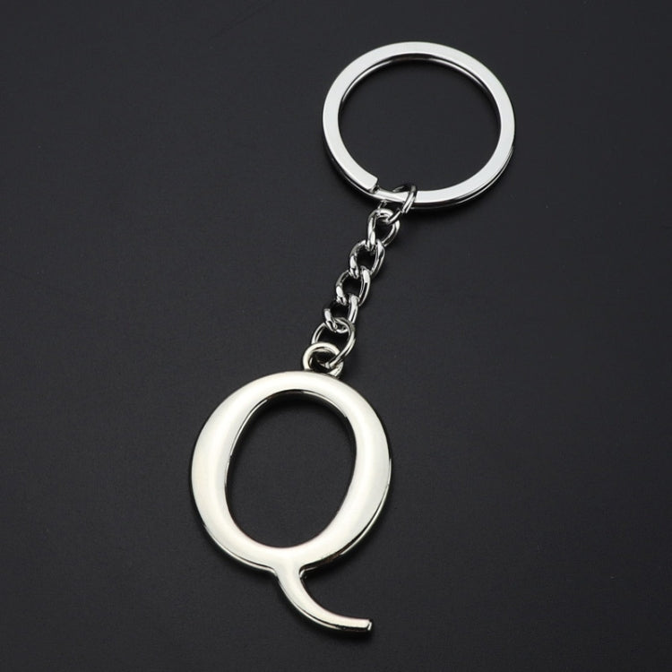 Double-Sided Three-Dimensional Plating Alphabet Keychain