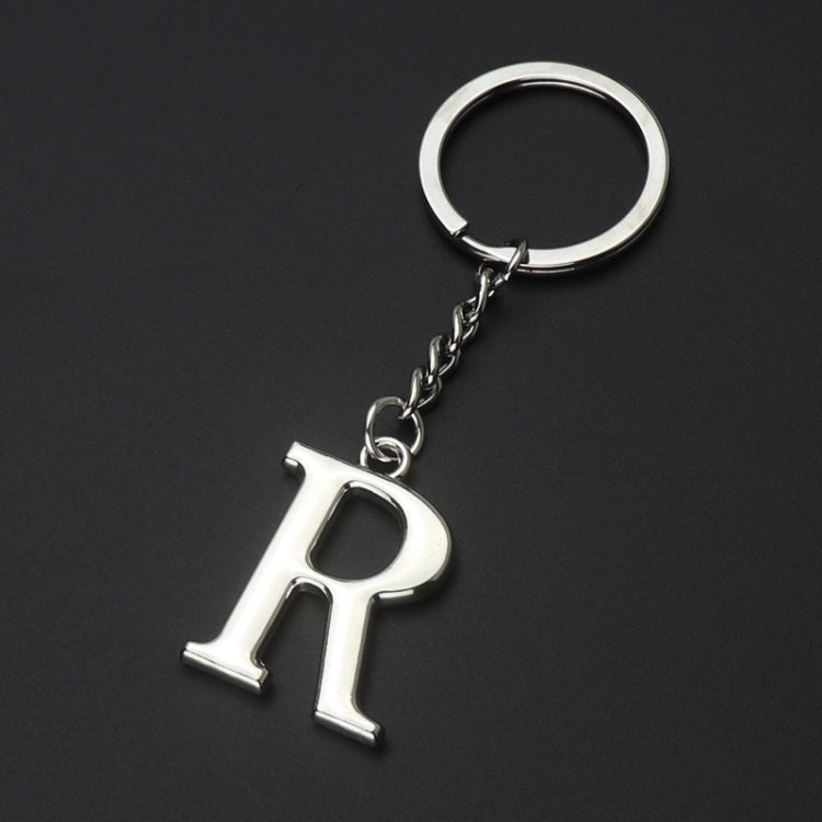 Double-Sided Three-Dimensional Plating Alphabet Keychain