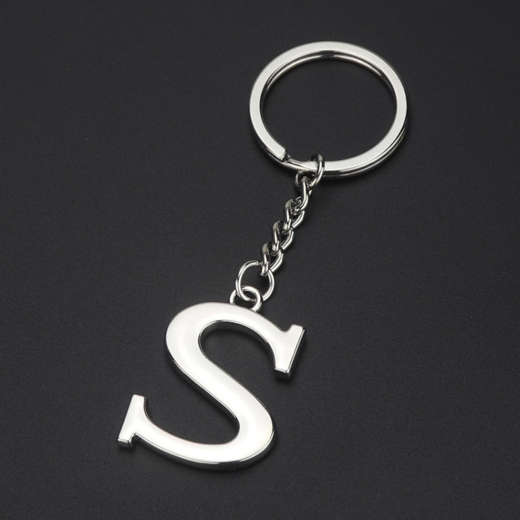 Double-Sided Three-Dimensional Plating Alphabet Keychain