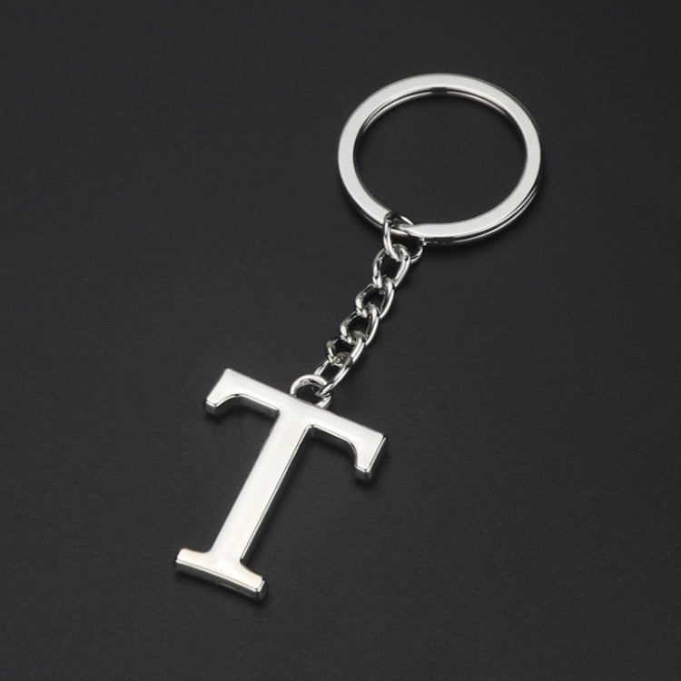 Double-Sided Three-Dimensional Plating Alphabet Keychain