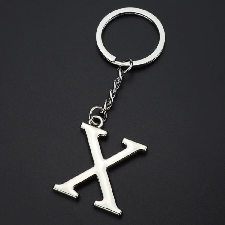 Double-Sided Three-Dimensional Plating Alphabet Keychain
