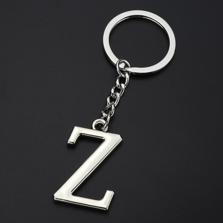 Double-Sided Three-Dimensional Plating Alphabet Keychain
