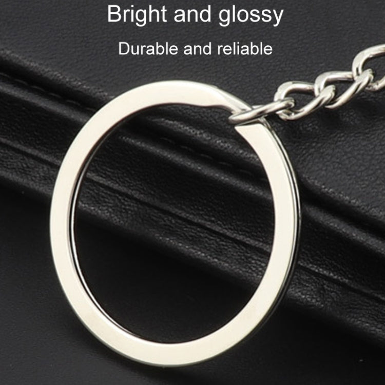 Double-Sided Three-Dimensional Plating Alphabet Keychain