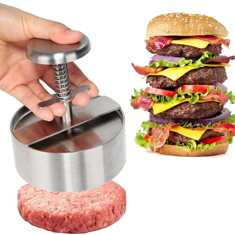304 Stainless Steel Burger Press Kitchen Meatloaf Mold