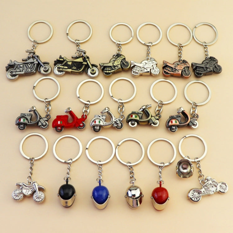 Simulation Cool Motorcycle Keychain Metal Decoration Pendant