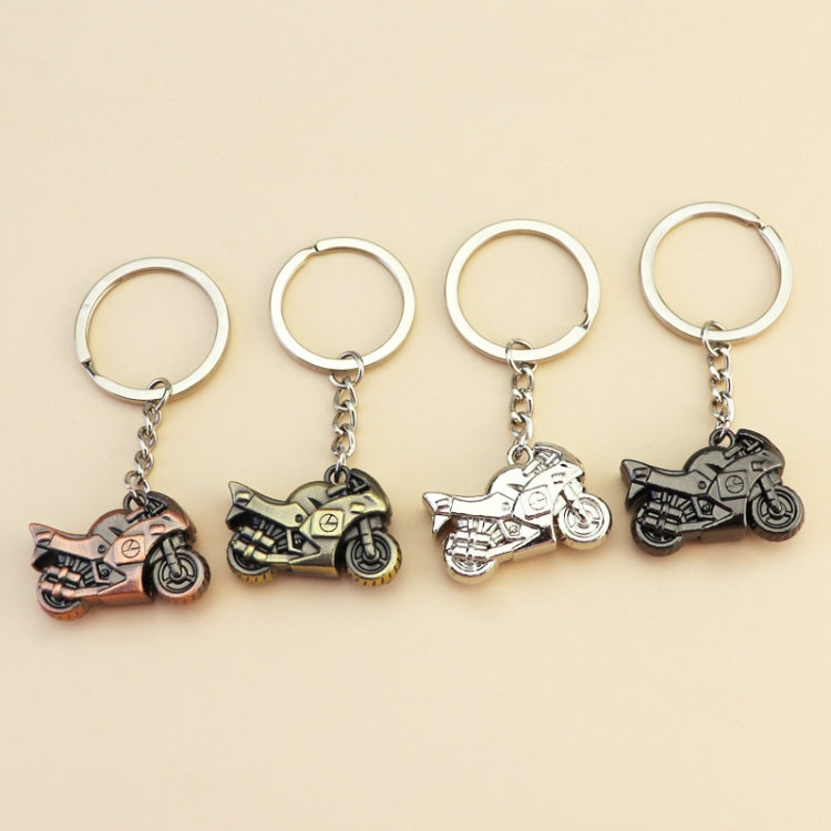 Simulation Cool Motorcycle Keychain Metal Decoration Pendant