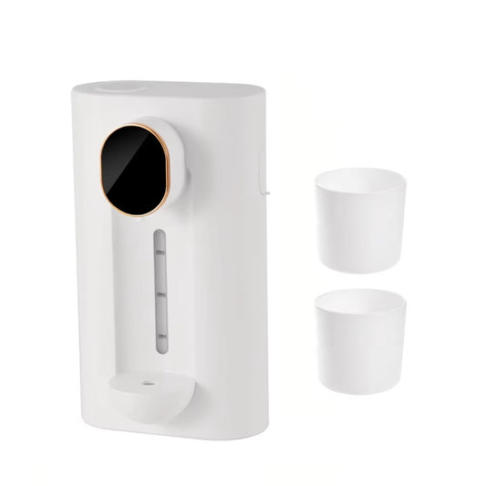540ml  Automatic Mouthwash Dispenser 3 Levels Quantitative with 2 Magnetic Cups