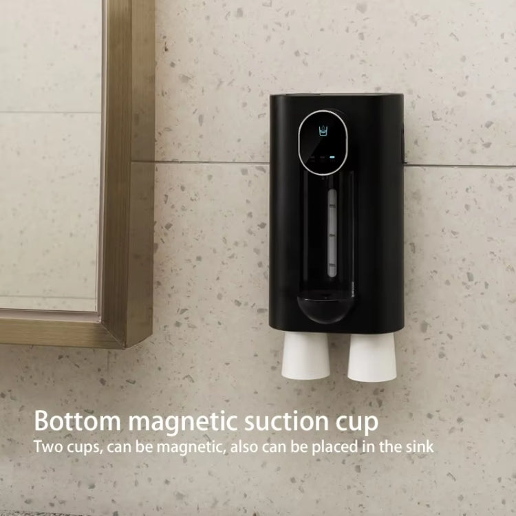540ml  Automatic Mouthwash Dispenser 3 Levels Quantitative with 2 Magnetic Cups