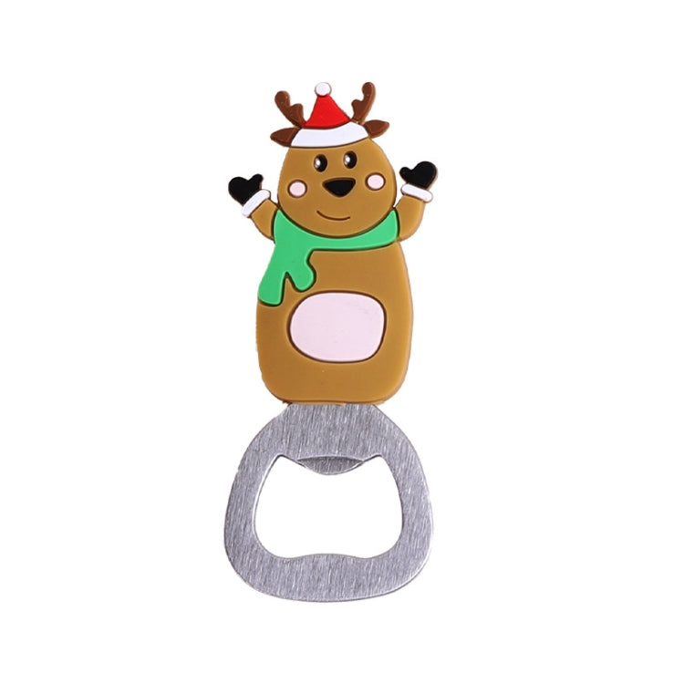 Magnetic Cute Cartoon Stainless Steel Bottle Opener Refrigerator Sticker Decoration