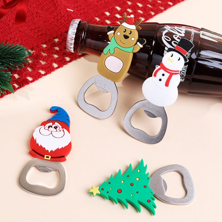 Magnetic Cute Cartoon Stainless Steel Bottle Opener Refrigerator Sticker Decoration