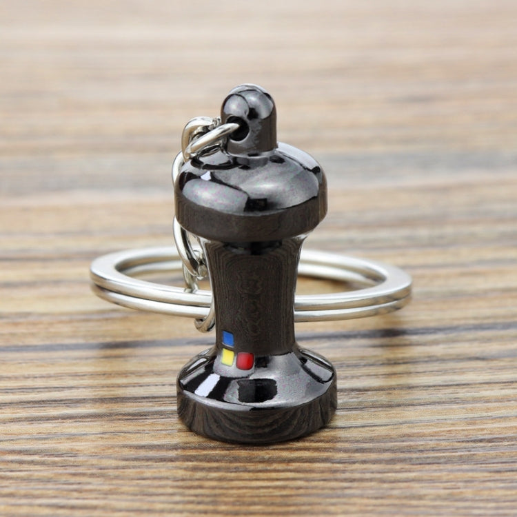 Mini Metal Keychain Coffee Utensils Decorative Pendant