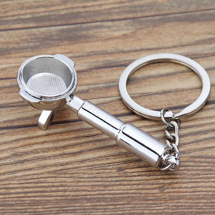 Mini Metal Keychain Coffee Utensils Decorative Pendant