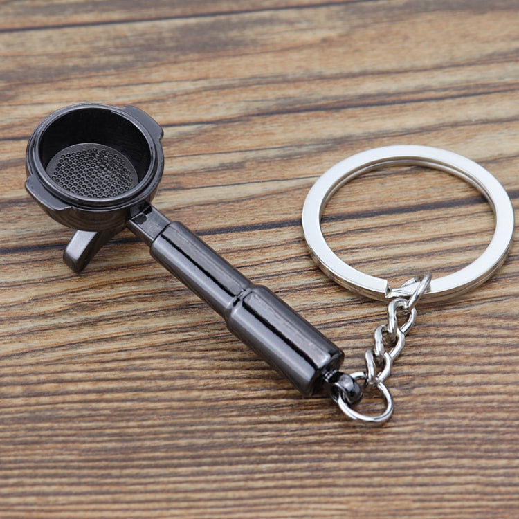 Mini Metal Keychain Coffee Utensils Decorative Pendant