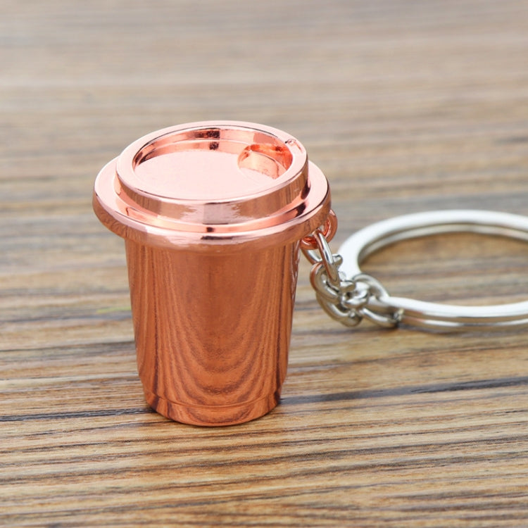 Mini Metal Keychain Coffee Utensils Decorative Pendant