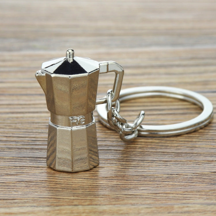 Mini Metal Keychain Coffee Utensils Decorative Pendant