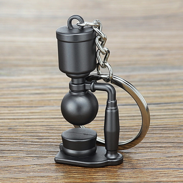 Mini Metal Keychain Coffee Utensils Decorative Pendant