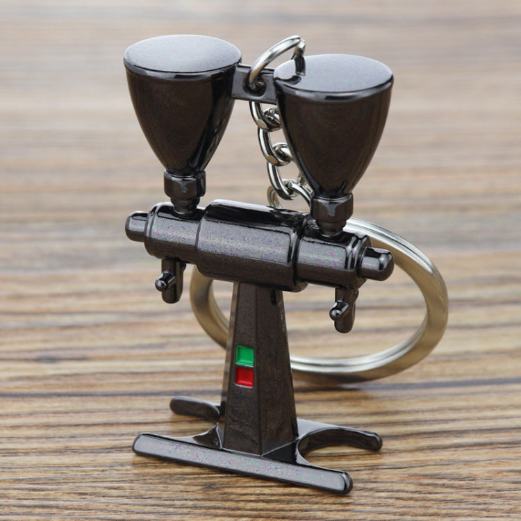 Mini Metal Keychain Coffee Utensils Decorative Pendant