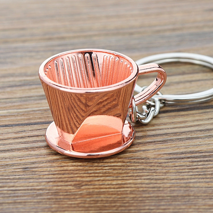 Mini Metal Keychain Coffee Utensils Decorative Pendant