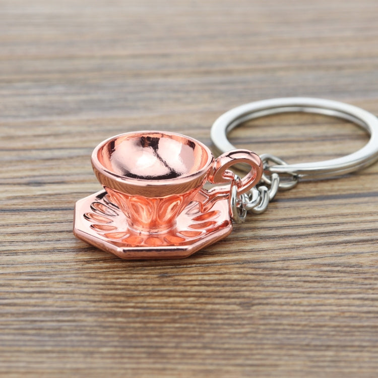 Mini Metal Keychain Coffee Utensils Decorative Pendant