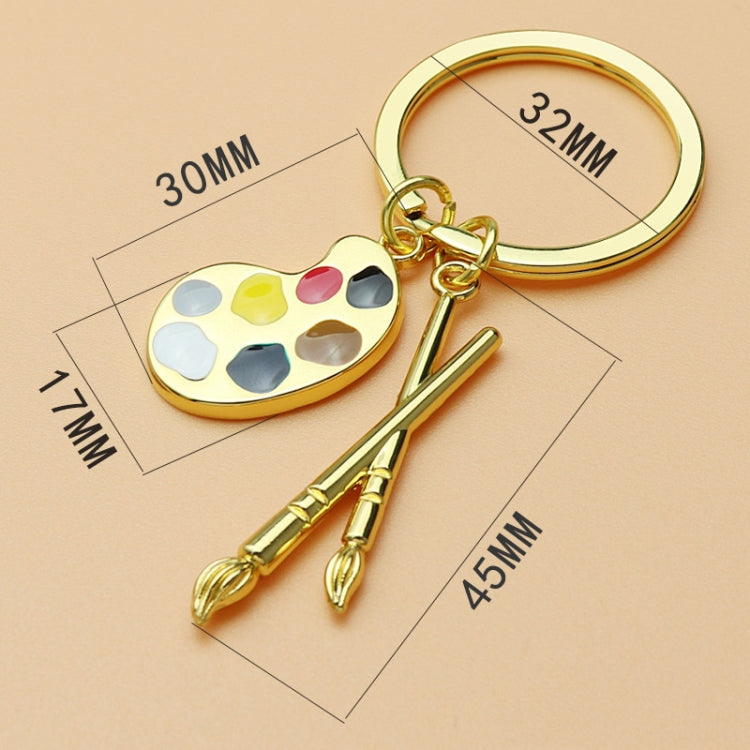 Mini Metal Drawing Board Keychain Bookbag Decorative Pendant
