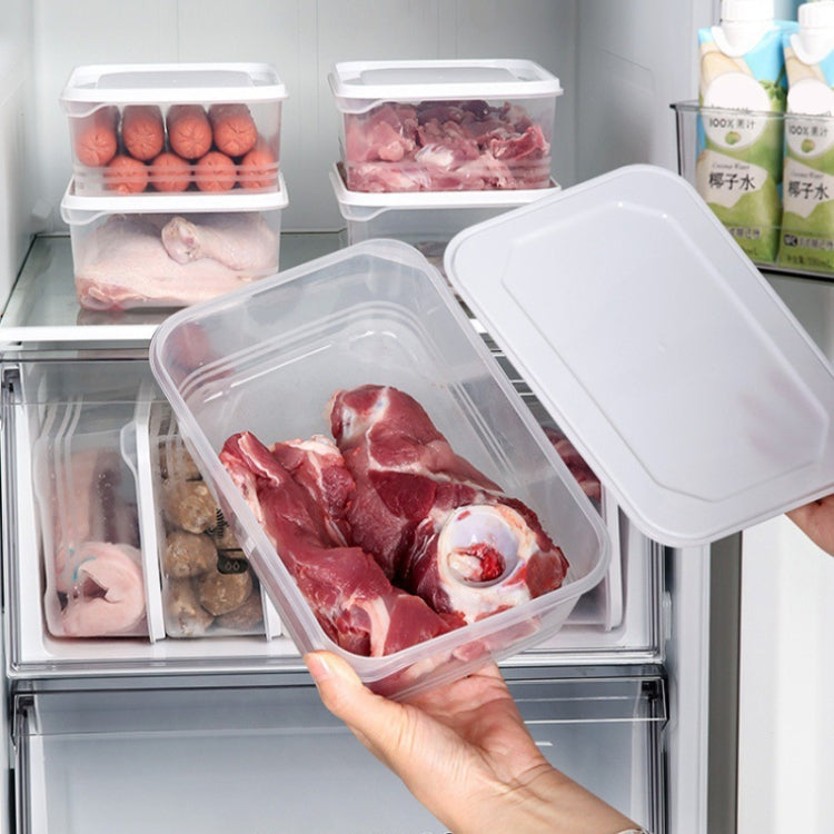 Refrigerator Storage Box Large Capacity Transparent Fresh Food Organiser