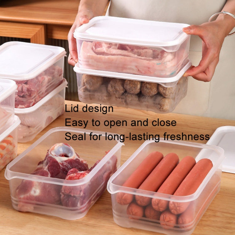 Refrigerator Storage Box Large Capacity Transparent Fresh Food Organiser