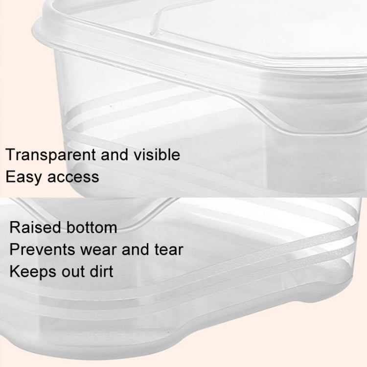 Refrigerator Storage Box Large Capacity Transparent Fresh Food Organiser
