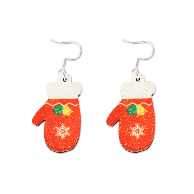 Christmas Element Cartoon Decoration Earrings Shiny Earrings
