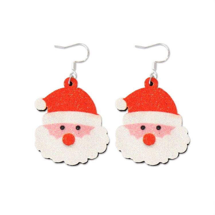 Christmas Element Cartoon Decoration Earrings Shiny Earrings