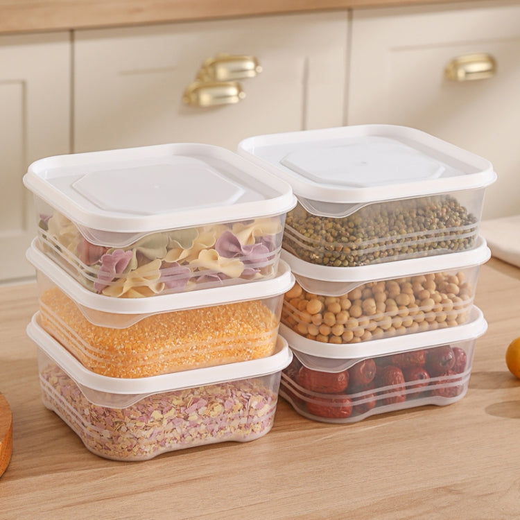 6pcs Transparent Food Storage Box Refrigerator Vegetable Meat Container