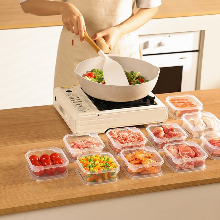6pcs Transparent Food Storage Box Refrigerator Vegetable Meat Container