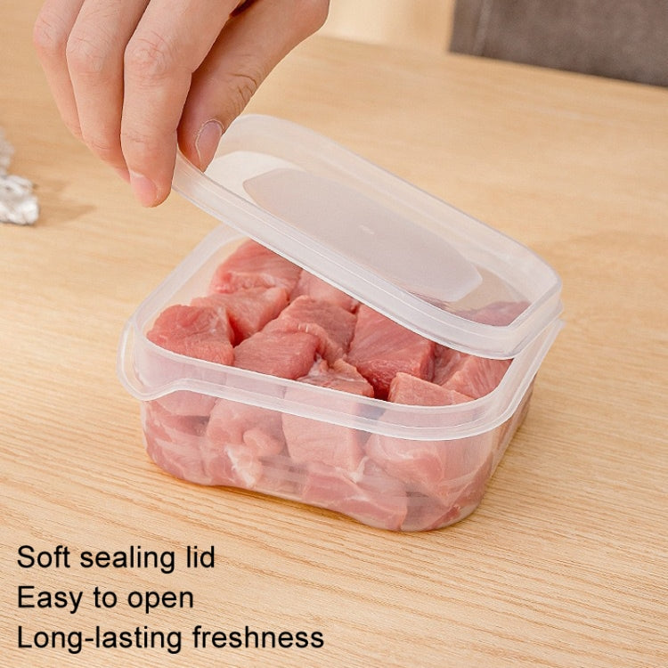 6pcs Transparent Food Storage Box Refrigerator Vegetable Meat Container