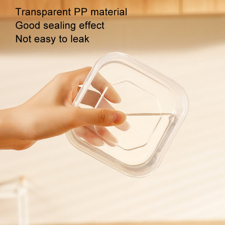 6pcs Transparent Food Storage Box Refrigerator Vegetable Meat Container