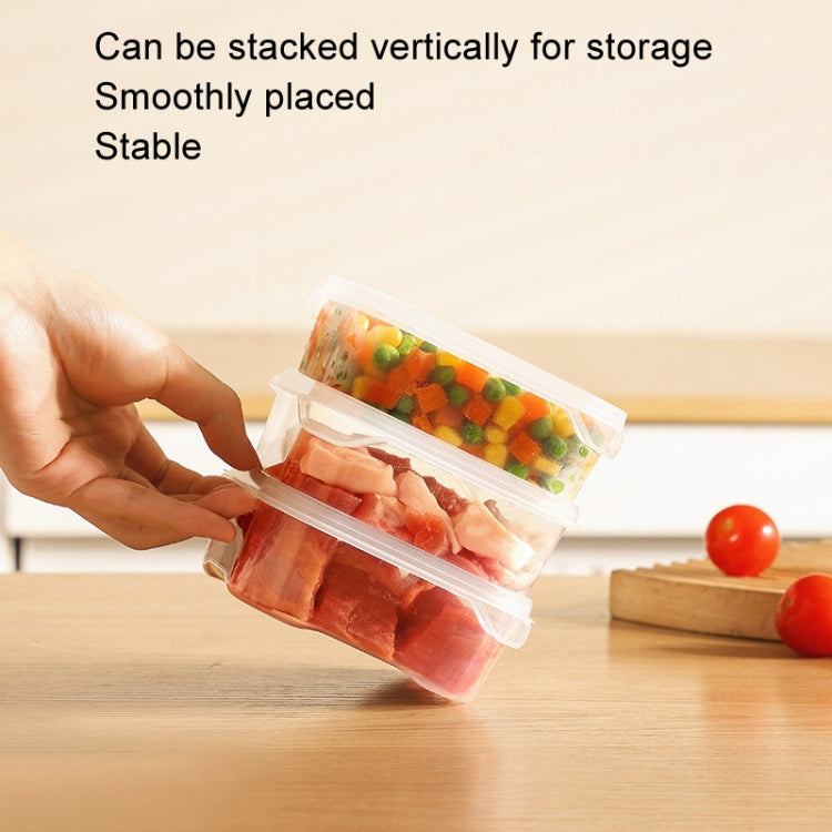 6pcs Transparent Food Storage Box Refrigerator Vegetable Meat Container