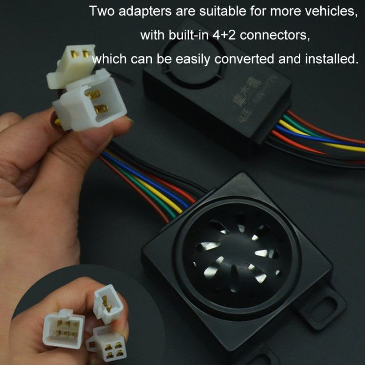 48-72V Electric Motorcycle One-Button Start Remote Lock Anti-Theft Alarm