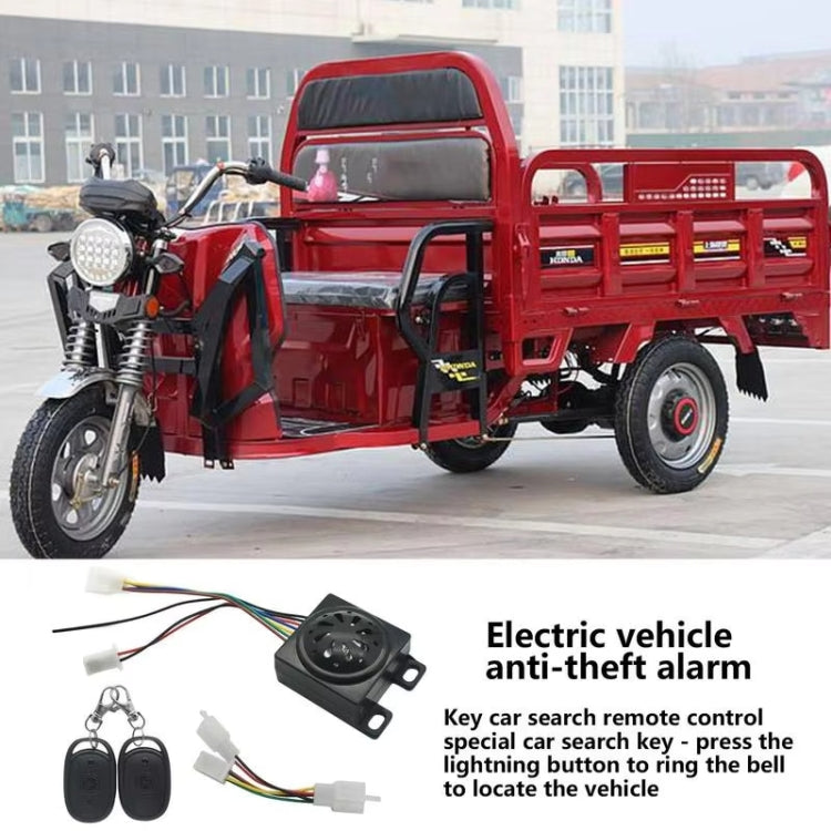 48-72V Electric Motorcycle One-Button Start Remote Lock Anti-Theft Alarm