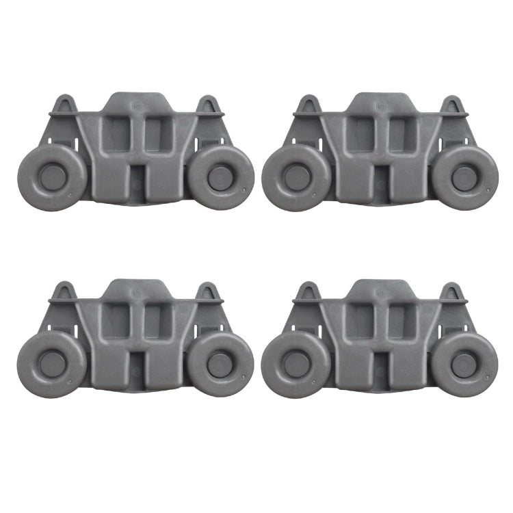 4pcs /Pack W10195416 Lower Dishwasher Wheel Part For Maytag / KitchenAid / Whirlpool / Kenmore Dish Rack
