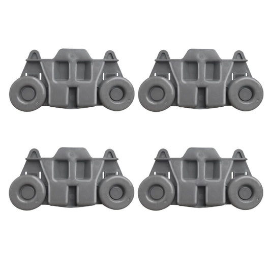 4pcs /Pack W10195416 Lower Dishwasher Wheel Part For Maytag / KitchenAid / Whirlpool / Kenmore Dish Rack