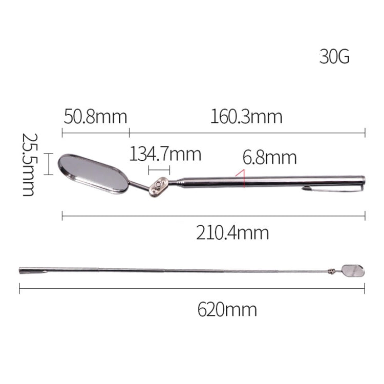 Car Universal Folding Telescopic Inspection Mirror Underbody Inspection Endoscope