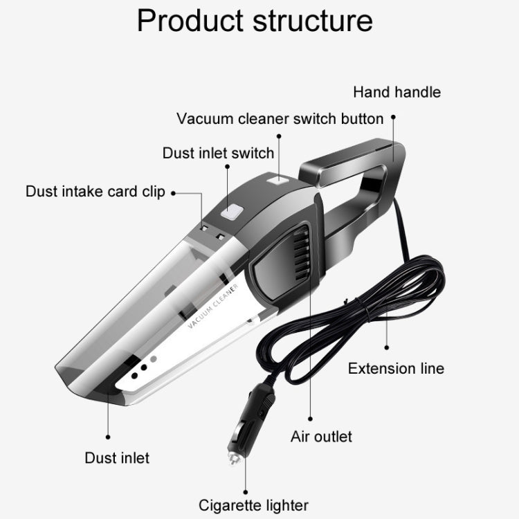 Portable Handheld Powerful Car Vacuum Cleaner
