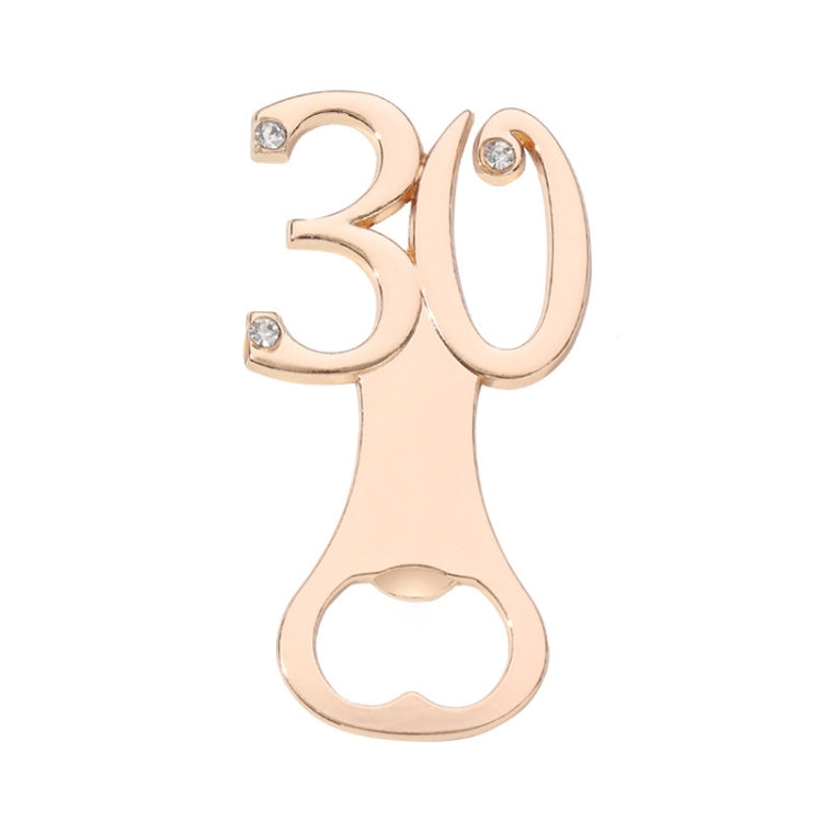 Digital Shape Wedding Party Manual Bottle Opener Beer Drinks Driver