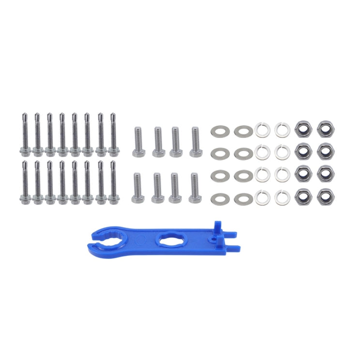 57pcs /Set RV Yacht Solar Panel Z-Shaped Aluminum Alloy Bracket