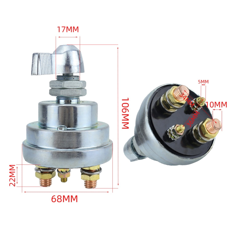 200A 12V RV Yacht High Current Battery Disconnect Power Switch