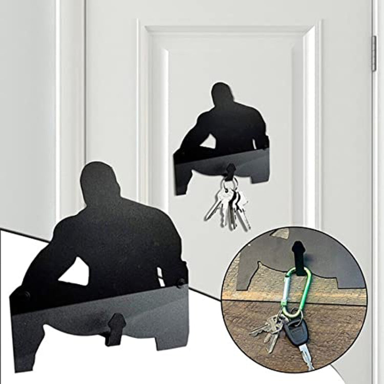 Muscle Man Quirky Key Hangers Household Small Items Storage Rack