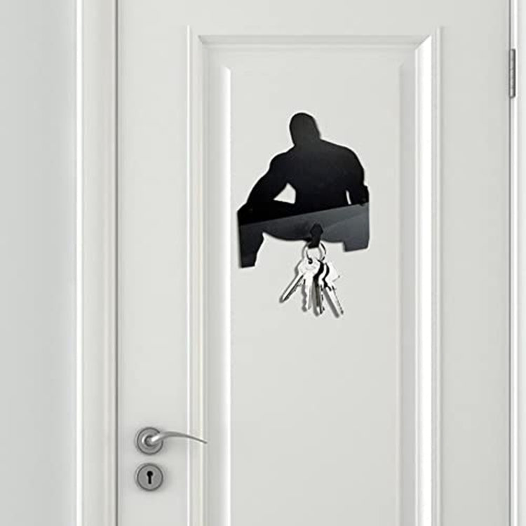 Muscle Man Quirky Key Hangers Household Small Items Storage Rack
