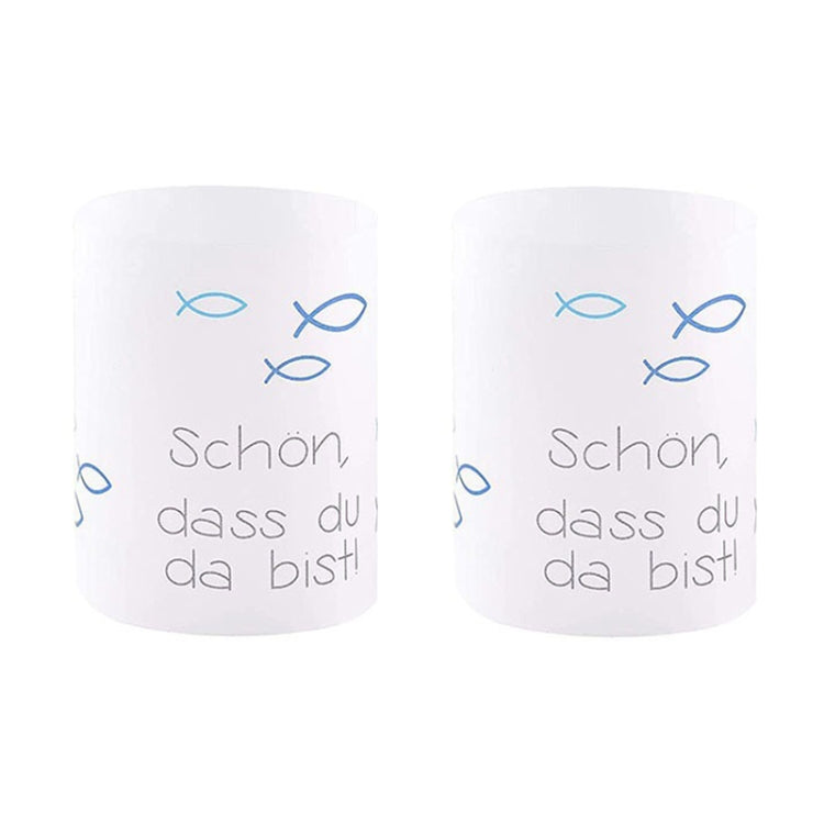 2pcs Communion Party German Candle Lamp Shade Decoration