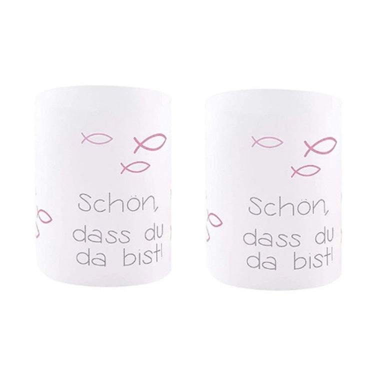 2pcs Communion Party German Candle Lamp Shade Decoration