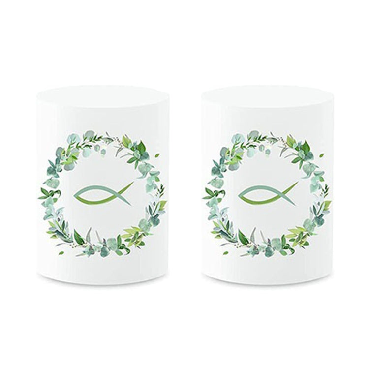 2pcs Communion Party German Candle Lamp Shade Decoration